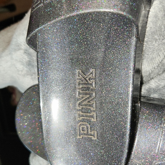 PINK Victoria’s Secret Logo Glitter Slides - Picture 5 of 9